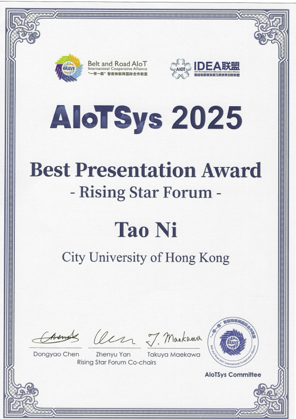 UbiComp Best Paper Award